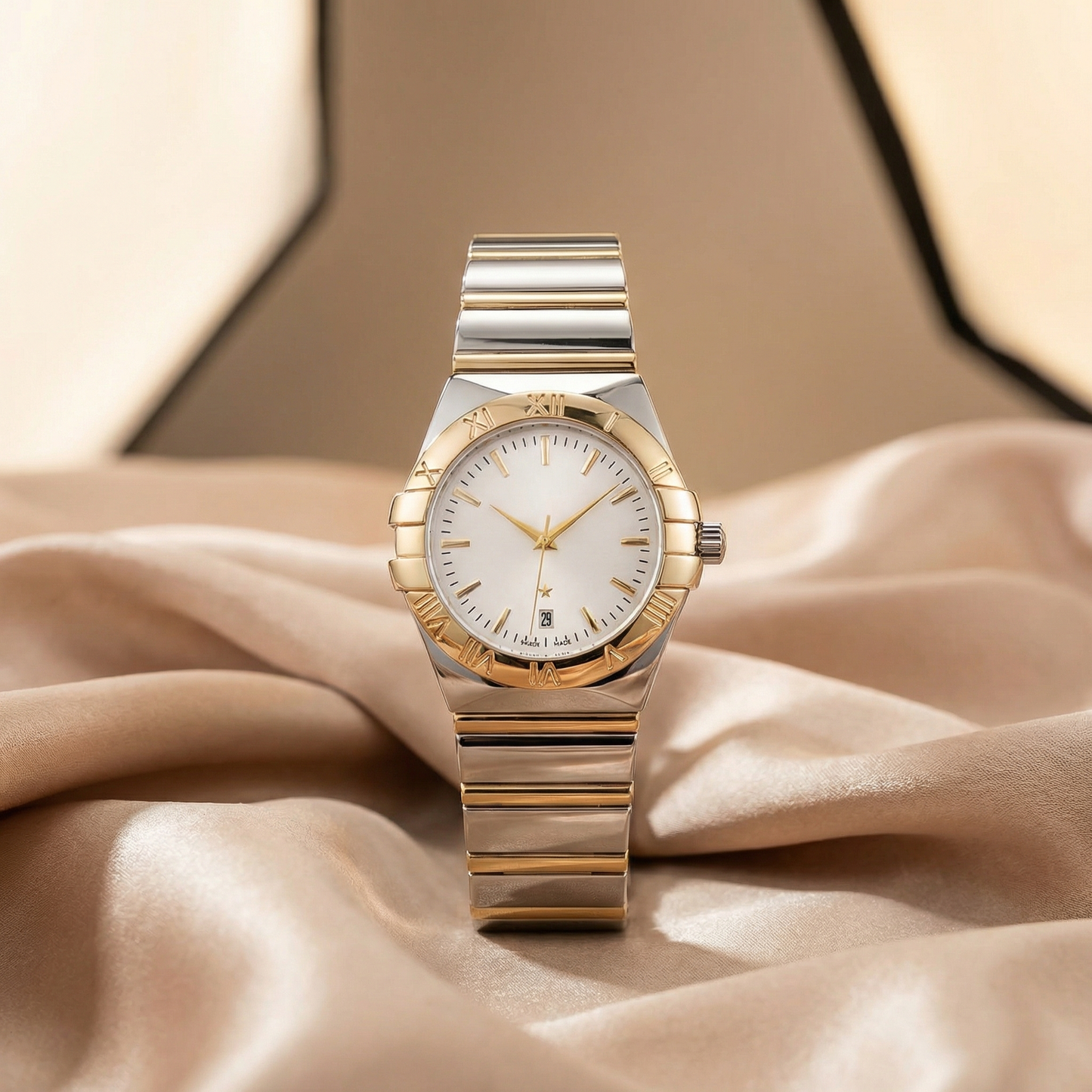 Silver, Gold, Rose Gold & Two Tone Stainless Steel Luxury Watch | Elegant Metal Bracelet Quartz Watch | Timeless Classic Statement Timepiece