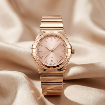 Silver, Gold, Rose Gold & Two Tone Stainless Steel Luxury Watch | Elegant Metal Bracelet Quartz Watch | Timeless Classic Statement Timepiece