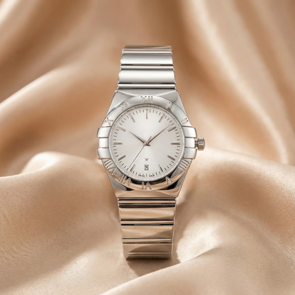 Silver, Gold, Rose Gold & Two Tone Stainless Steel Luxury Watch | Elegant Metal Bracelet Quartz Watch | Timeless Classic Statement Timepiece