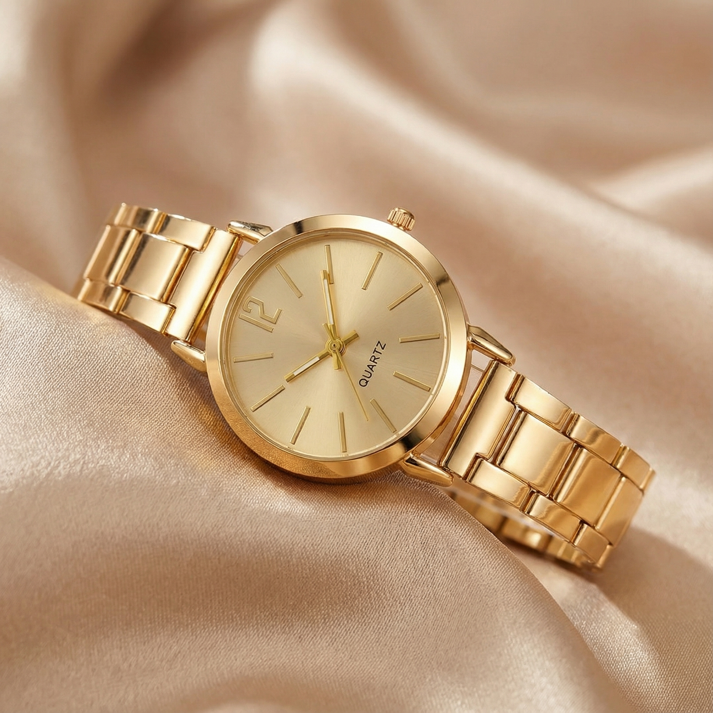Rose Gold Silver Gold Stainless Steel Watch | Elegant Minimal Wristwear | Women’s Timeless Accessories