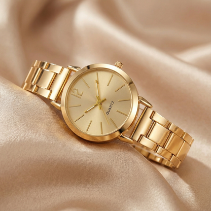 Rose Gold Silver Gold Stainless Steel Watch | Elegant Minimal Wristwear | Women’s Timeless Accessories