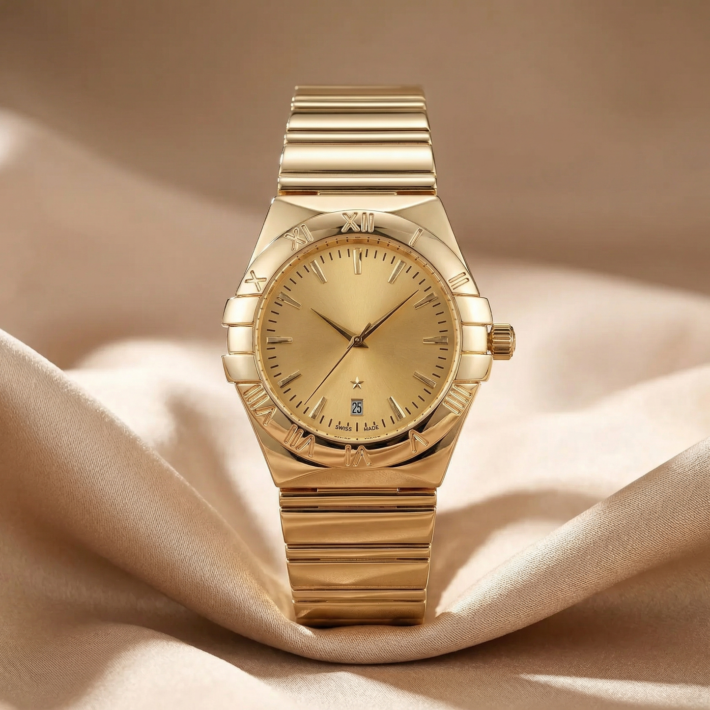 Silver, Gold, Rose Gold & Two Tone Stainless Steel Luxury Watch | Elegant Metal Bracelet Quartz Watch | Timeless Classic Statement Timepiece