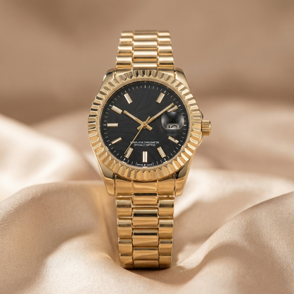 Oval Bracelet Watch in Gold, Rose Gold & Two-Tone | Stainless Steel Watch with Date Display
