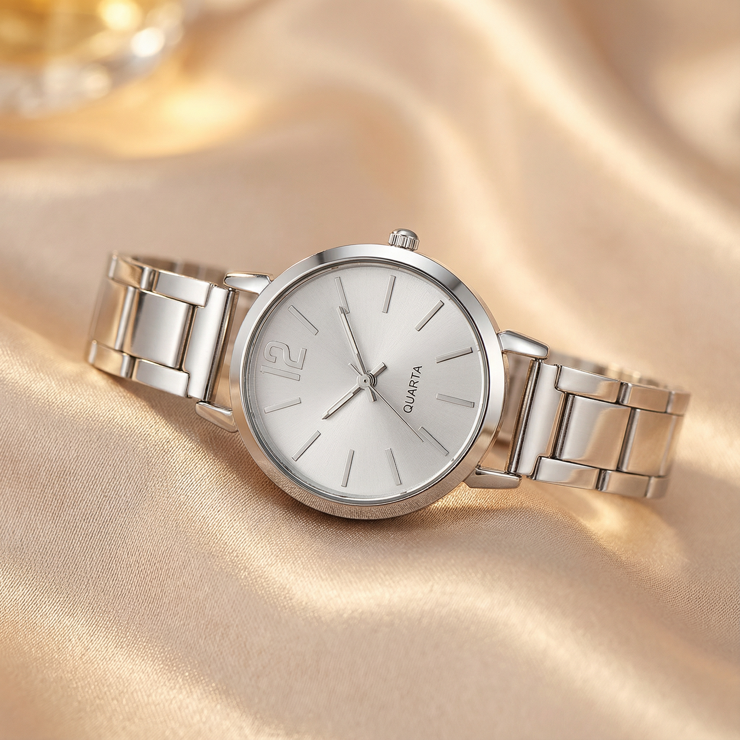 Rose Gold Silver Gold Stainless Steel Watch | Elegant Minimal Wristwear | Women’s Timeless Accessories