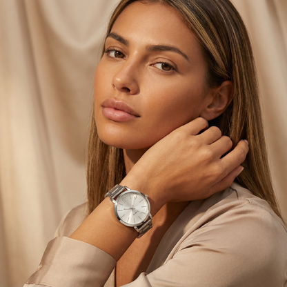 Rose Gold Silver Gold Stainless Steel Watch | Elegant Minimal Wristwear | Women’s Timeless Accessories