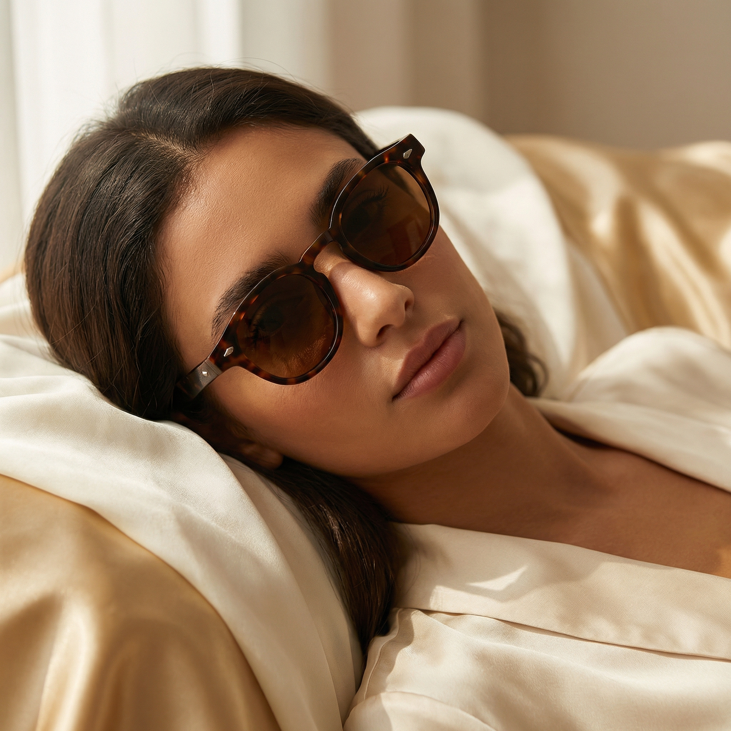 Classic Tortoise Round Sunglasses | Timeless Frame with Blue, Green or Brown Lenses