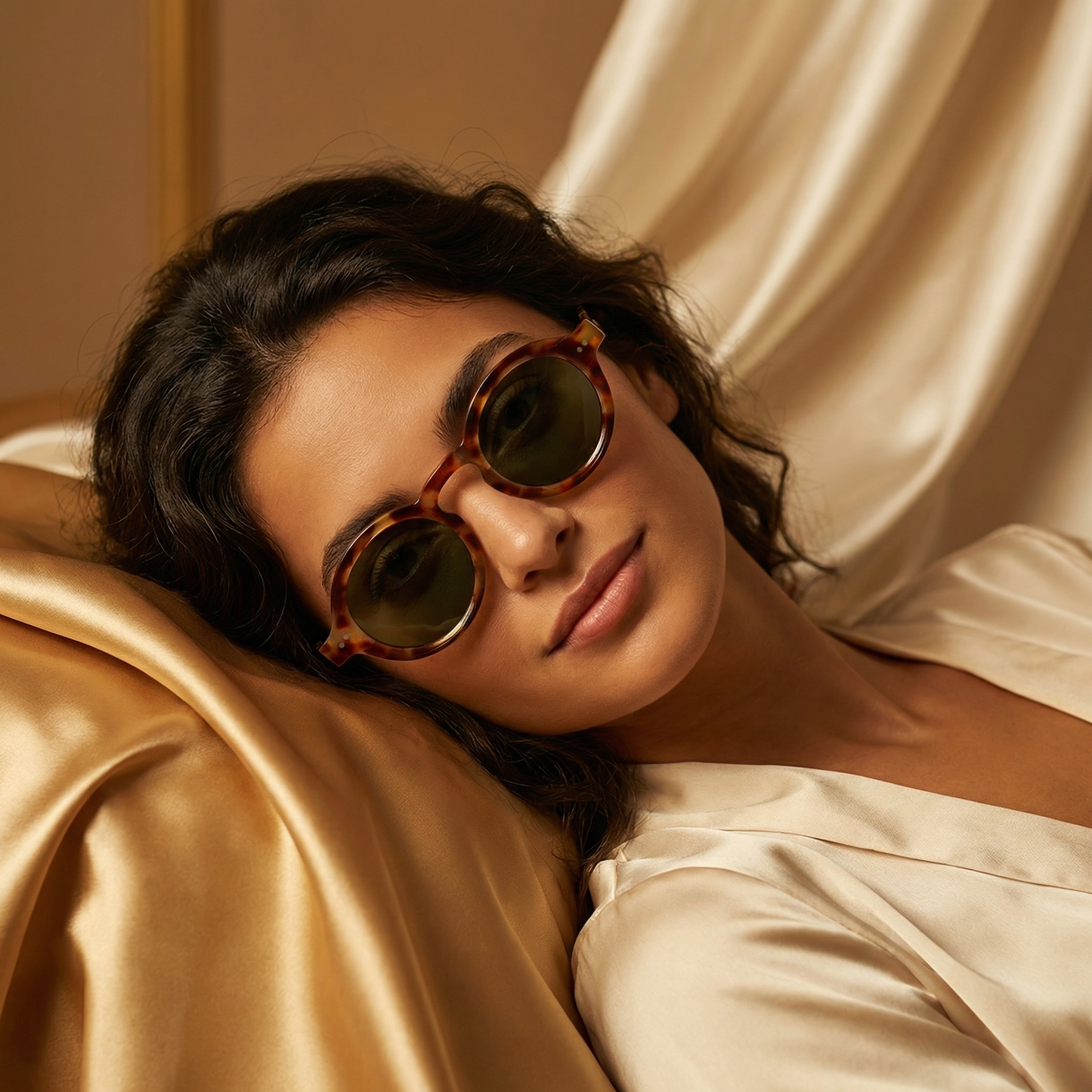 Vintage Round Tortoiseshell Sunglasses | Bold Retro Acetate Frame for Timeless Everyday Style