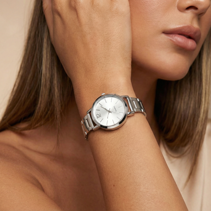 Rose Gold Silver Gold Stainless Steel Watch | Elegant Minimal Wristwear | Women’s Timeless Accessories