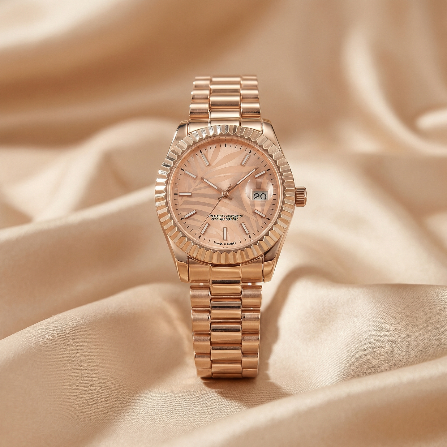 Oval Bracelet Watch in Gold, Rose Gold & Two-Tone | Stainless Steel Watch with Date Display